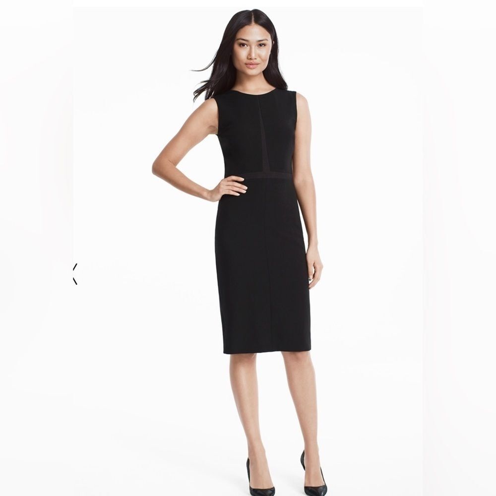 WHITE HOUSE BLACK MARKET Black Body Perfecting Dress Size 4